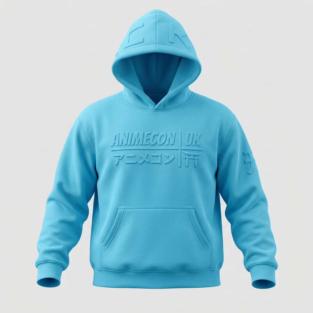 AnimeCon Aqua Embossed Hoodie