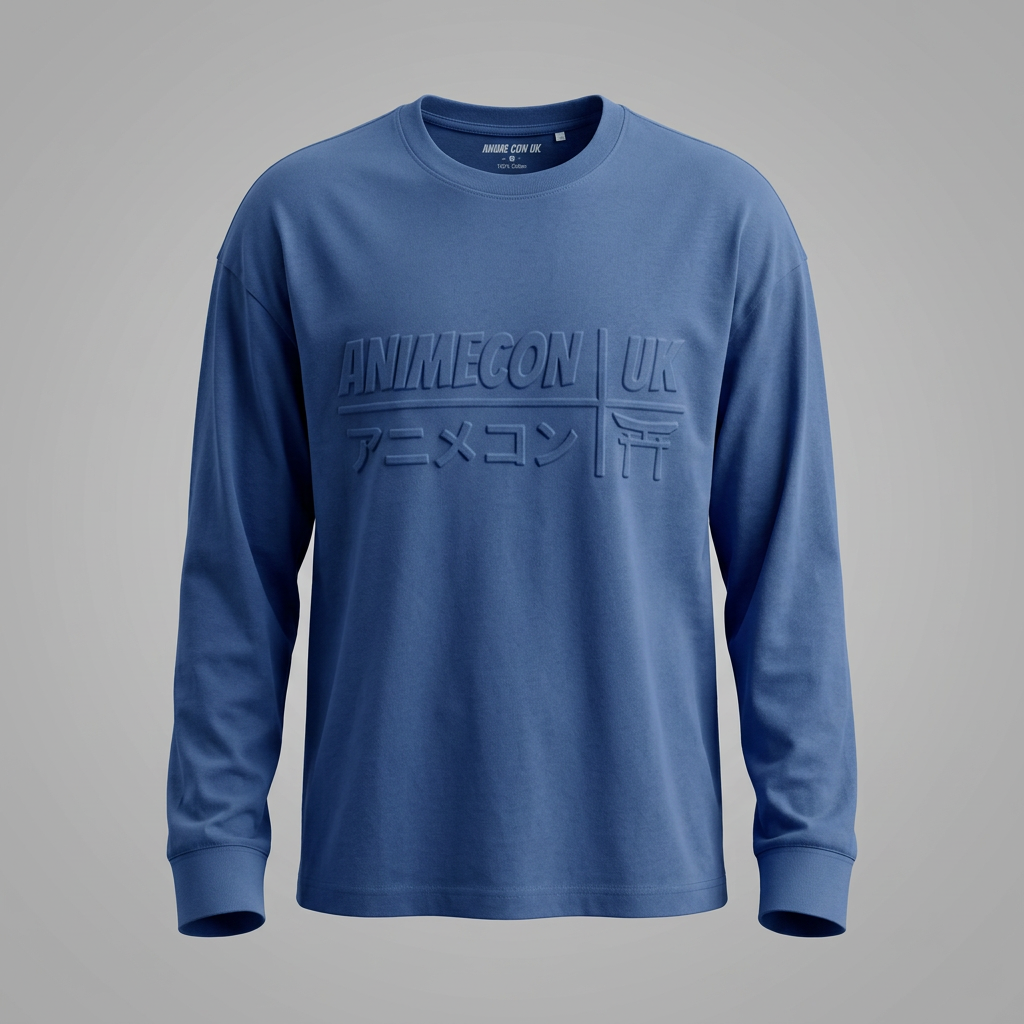 AnimeCon Cobalt Embossed Long-Sleeve